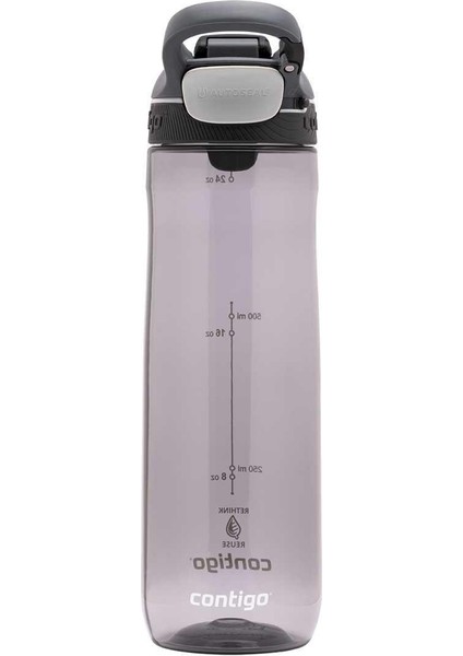 Cortland Tren Tek El Bas Iç Kapaklı Su Matarası 720ML 2191388 - Füme
