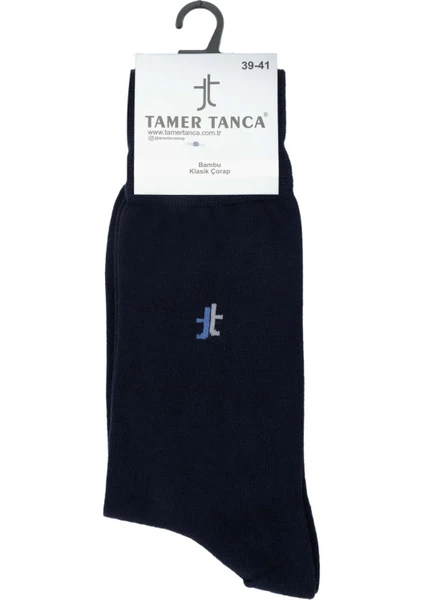 Tamer Tanca Erkek Bambu Lacivert Klasik Çorap 1069 T25 Erk Crp 39-41 Lacıvert