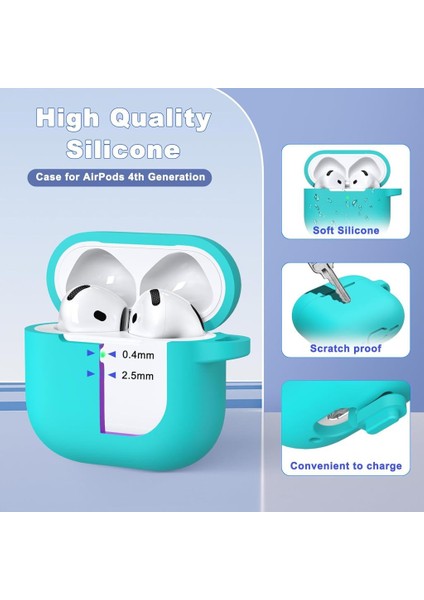 Apple Airpods 4. Nesil Standart Yumuşak Silikon Kılıf modelleri