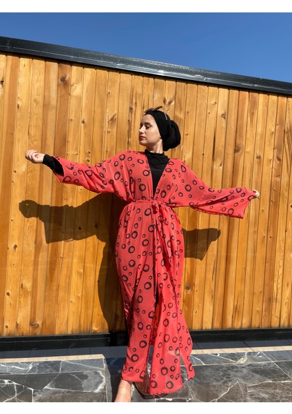 Tesettür Pareo Kaftan Plaj Giyim