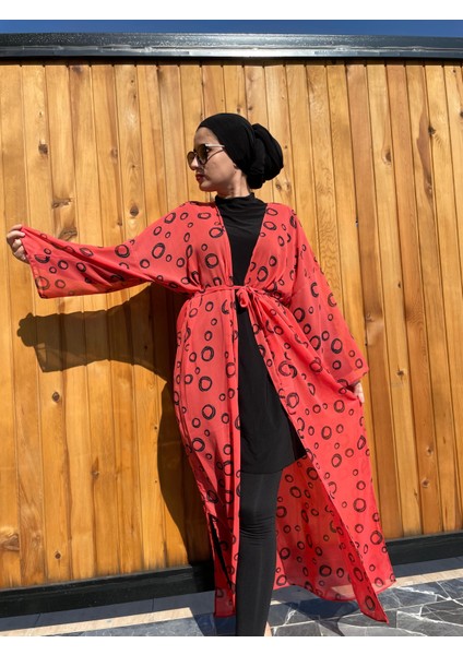 Tesettür Pareo Kaftan Plaj Giyim