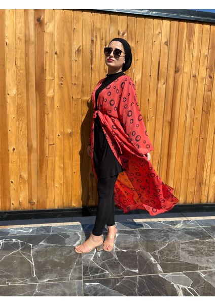 Tesettür Pareo Kaftan Plaj Giyim