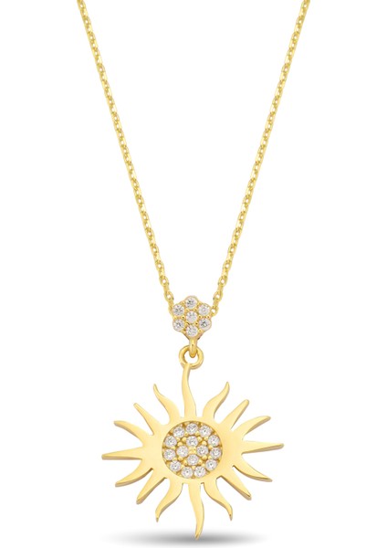 Güneş Altın Kolye CGKKLY141