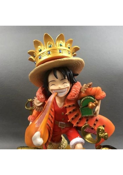 One Piece Deniz Hip Şapkası Korsan Kaptan Hazine Luffy El Yapımı 18CM Model Anime Karakter Çocuk Oyuncak Noel Hediyesi | Aksiyon Figürleri (Yurt Dışından)