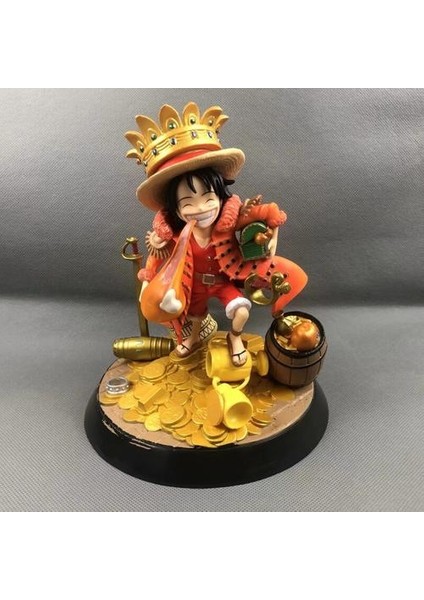 One Piece Deniz Hip Şapkası Korsan Kaptan Hazine Luffy El Yapımı 18CM Model Anime Karakter Çocuk Oyuncak Noel Hediyesi | Aksiyon Figürleri (Yurt Dışından)