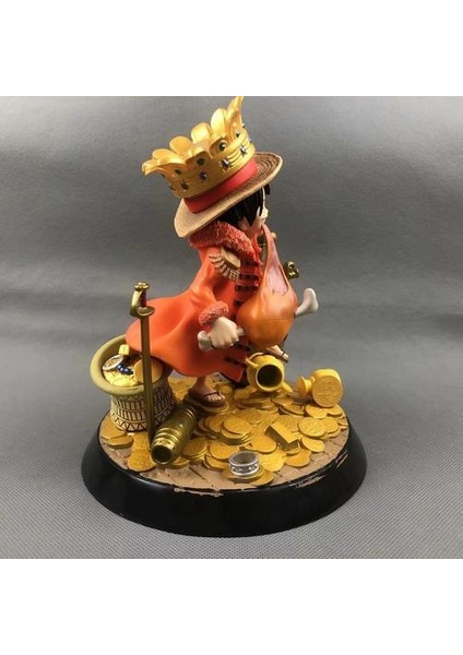 One Piece Deniz Hip Şapkası Korsan Kaptan Hazine Luffy El Yapımı 18CM Model Anime Karakter Çocuk Oyuncak Noel Hediyesi | Aksiyon Figürleri (Yurt Dışından)