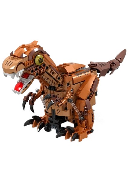 Jurassic World Tyrannosaurus Motor Eğitim Oyuncakları ile Model Yapı Taşları Çocuklar Için Blok Oyuncaklar Hediye Figürleri Oyuncak Hobileri | Bloklar (Yurt Dışından)