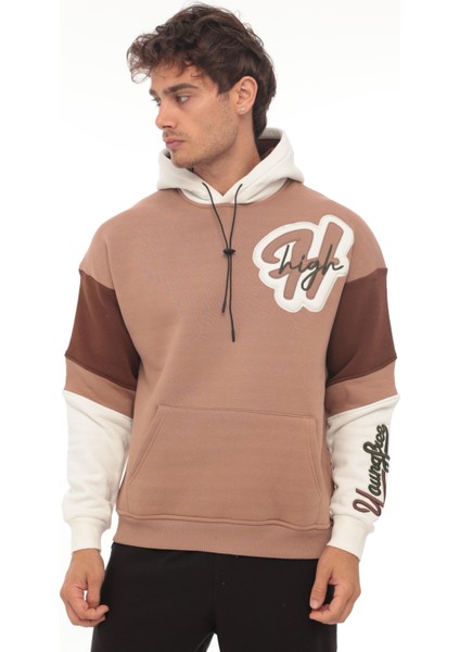 High Nakışlı Sweatshirt OVERSİZE-2315
