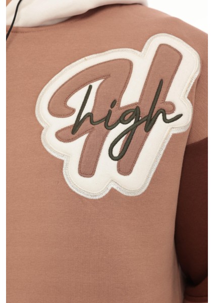 High Nakışlı Sweatshirt OVERSİZE-2315