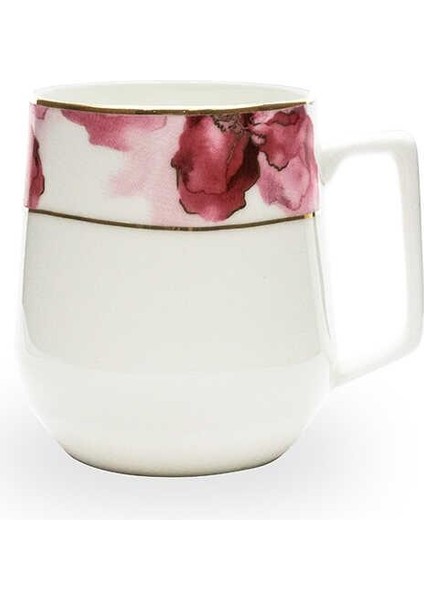 Buket Pembe Çiçek 2'li Mug 350 ml