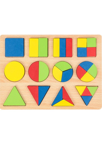 MONTESSORI Öğretim Yardımcıları, Üç Boyutlu Geometri Bulmacaları, Çocuklara Yönelik Eğitici Oyuncaklar (Yurt Dışından)