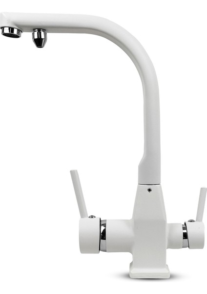 Su Arıtma Cihazı İçin 3 Yollu Beyaz Musluk