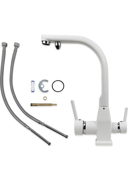 Su Arıtma Cihazı İçin 3 Yollu Beyaz Musluk indirimleri