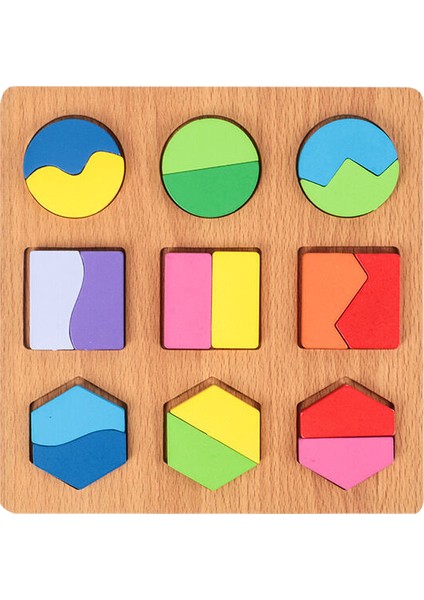 MONTESSORI Öğretim Yardımcıları, Üç Boyutlu Geometri Bulmacaları, Çocuklara Yönelik Eğitici Oyuncaklar (Yurt Dışından)