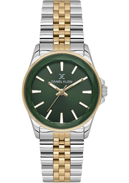 DK.2.1334-05 Çelik Kaplama Suya Dayanıklı Metalik-Altın Renk Kadın Kol Saati