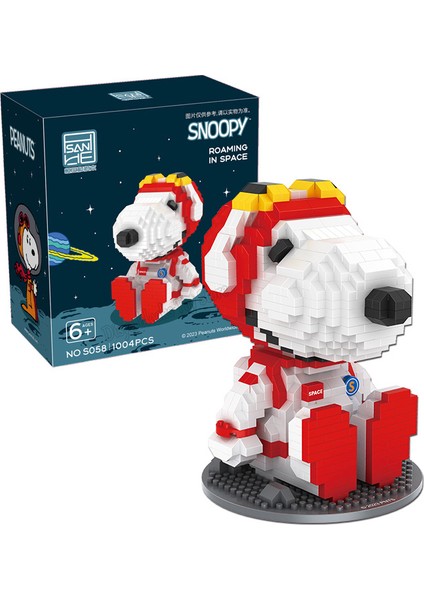 Gerçek Fıstık Anime Snoopy Figürleri Kawaii Karikatür Yapı Taşları Oyuncak Tuğlaları Çocuklar Için Eğitici Oyuncaklar Birleştirin Hediyeler (Yurt Dışından)