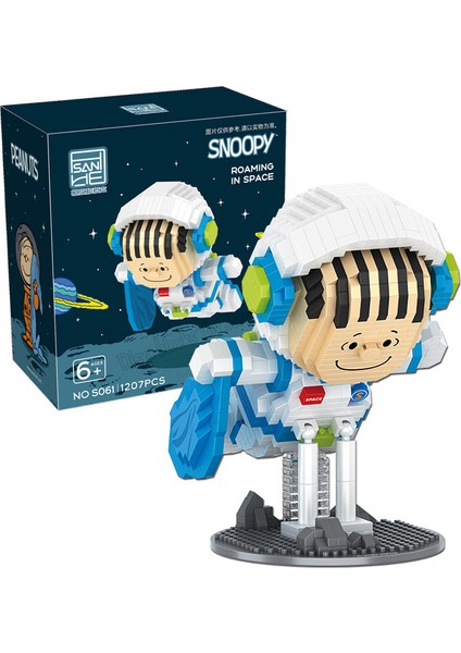 Gerçek Fıstık Anime Snoopy Figürleri Kawaii Karikatür Yapı Taşları Oyuncak Tuğlaları Çocuklar Için Eğitici Oyuncaklar Birleştirin Hediyeler (Yurt Dışından)