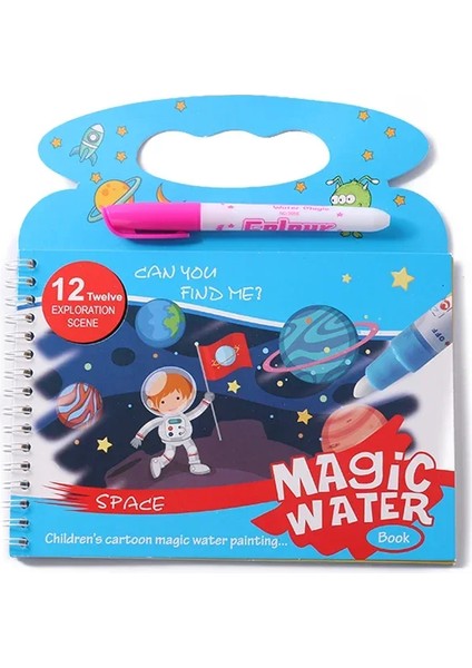 Magical Water Painting Book Toddler Early Education Toys Reusable Magic Drawing Coloring Book For Kids Children Montessori Toys (Yurt Dışından)