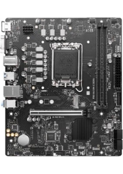Ontech - Msı Pro H610M-E Ddr4 3200MHZ 1xvga 1xhdmı 1xm.2 USB 3.2 Matx 1700P (12. / 13. ve 14. Nesil Işlemci Uyumlu)