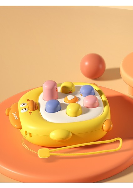 Palm Küçük Ördek Whack-A-Mole Oyuncak Bebek Basma Müzik Küçük Küçük Çocuk Mini Sevimli Eğitici Oyuncak (Yurt Dışından) fiyatları