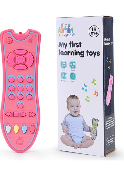 Eleganceemporium Bebek Tv Simülasyon Uzaktan Kumanda Eğitici Oyuncaklar (Yurt Dışından)