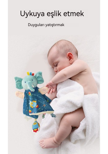 Bebek Yatıştırıcı El Bebek Ebeveyn-Çocuk Etkileşimli Yatıştırıcı Havlu Bebek Uyku Yatıştırıcı Peluş Bebek (Yurt Dışından)