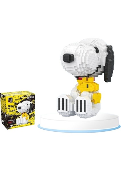 Snoopy Bebek Çocuk Eğitici Montaj Yapı Blokları Oyuncak Hediye (Yurt Dışından)