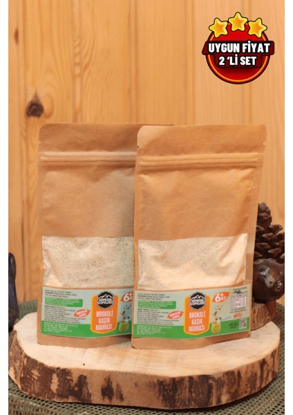 Brokoli Kaşık Maması 2'li Set 100G + 6 Ay