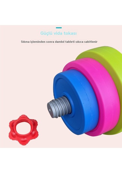 Anaokulu Sabah Egzersiz Ekipmanları Pervane Çocuk Halter Oyuncakları Çocuk Halter Plastik Dambıl Duyusal Eğitim Ekipmanları (Yurt Dışından) fırsatları