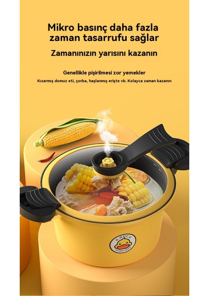 Minik Sarı Ördek Mikro Düdüklü Tencere (Yurt Dışından)