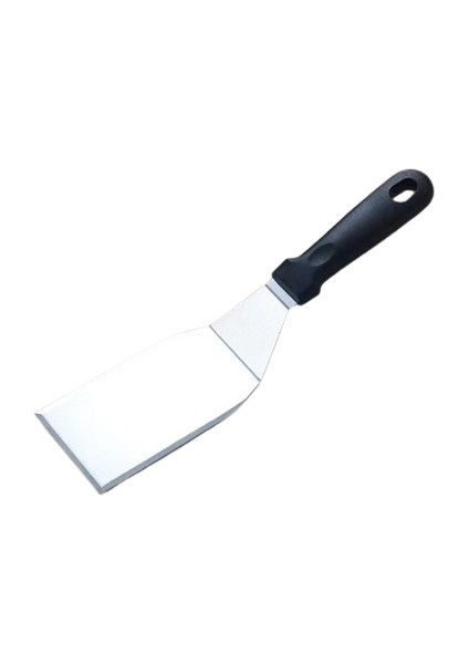 Paslanmaz Çelik Teppanyaki Kızartma Spatula Kalınlaşmış Biftek Spatula Pizza Spatula (Yurt Dışından)