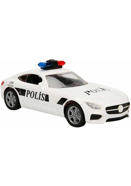 1:20 Uzaktan Kumandalı Suncon Polis Arabası 21 Cm. - Beyaz-1 fiyatları