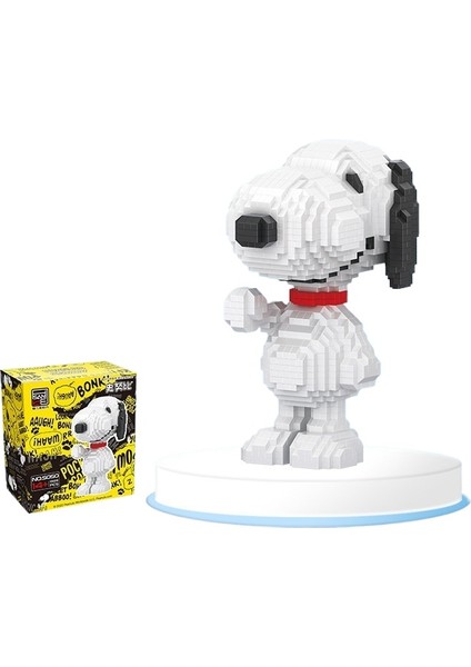 Snoopy Bebek Çocuk Eğitici Montaj Yapı Blokları Oyuncak Hediye (Yurt Dışından)