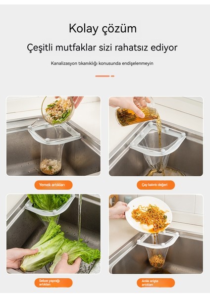 Mutfak Lavabo Filtre Rafı Mutfak Lavabo Üçgen Drenaj Rafı (Yurt Dışından)