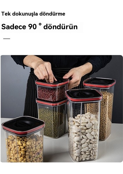 2 Adet 600ML Depolama Konteynerleri Döner Sızdırmaz Organizatör Kutusu (Yurt Dışından)