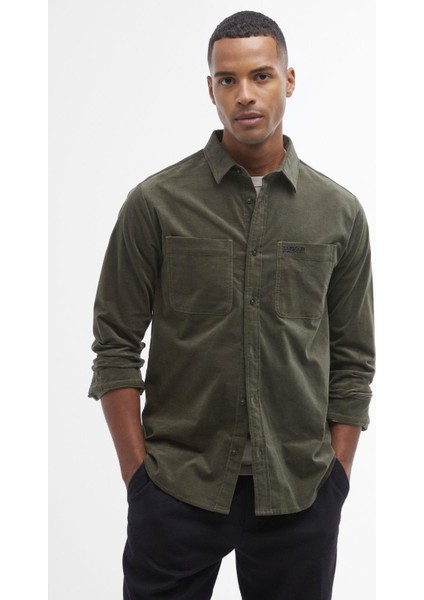 B.ıntl Elton Overshirt GN84 Uniform Green