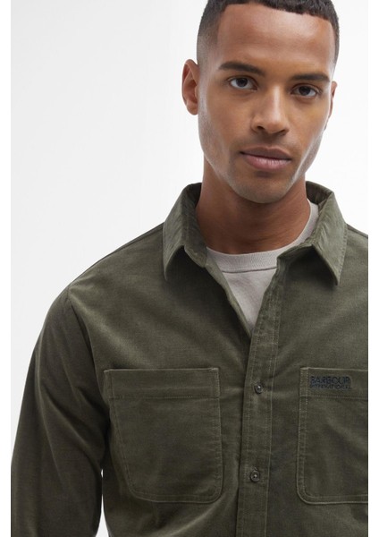 B.ıntl Elton Overshirt GN84 Uniform Green