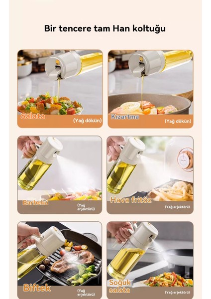 550ML Sprey ve Hepsi Bir Arada Yağ Şişesine Dökün (Yurt Dışından)