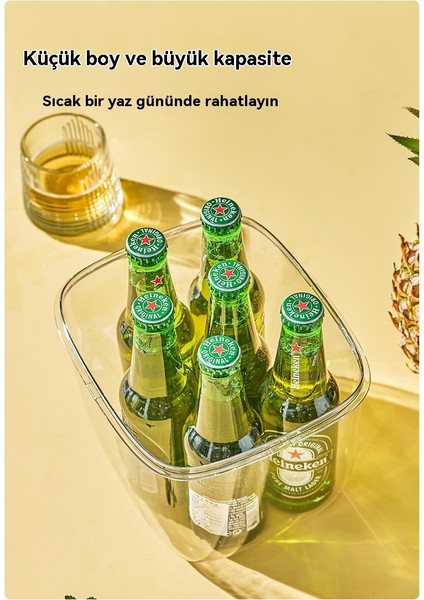 Kulplu Sızdırmaz Buz Kovası (Yurt Dışından)