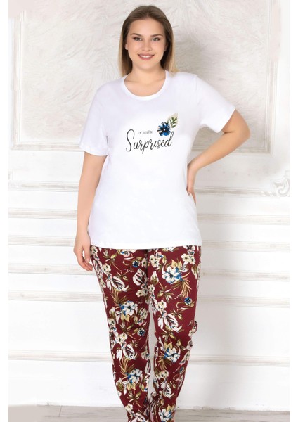 Battal Kısa Kol Pijama Takımı B78-105