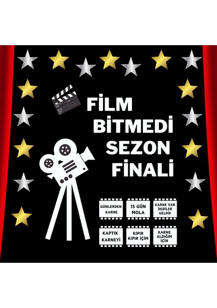 Karne Günü Okul Pano Süsü Film Bitmedi Sezon Finali