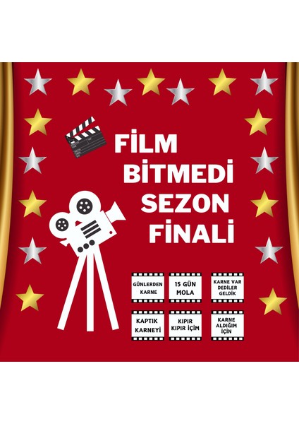 Karne Günü Okul Pano Süsü Film Bitmedi Sezon Finali