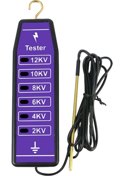 2000 Ila 12000V 12KV Neon Çit Test Cihazı Geniş Uygulama Pas 6 (Yurt Dışından)