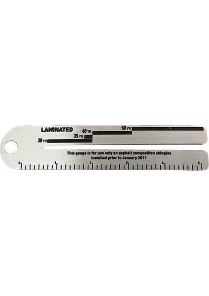 Shingle Gauge 5'' Yüksek Hassasiyetli Taşınabilir Paslanmaz Ölçüm Aleti (Yurt Dışından)