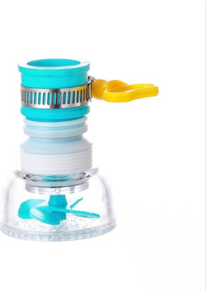 03 Mavi Stil 8X3CM Mutfak Ev Su Musluğu Filtre Musluk Başlığı 360° Dönen Nozul Sıçramayı Önleyici Su Tasarrufu Arttırıcı Duş Başlığı Için (Yurt Dışından)