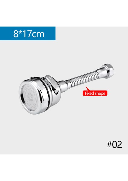 Gümüş-Orta Stil 2021 Yüksek Basınçlı Mutfak Musluğu Uzatıcı Dönebilen Musluk Aeratörü Su Tasarrufu Musluk Başlığı Adaptörü Banyo Lavabo Aksesuarları (Yurt Dışından)