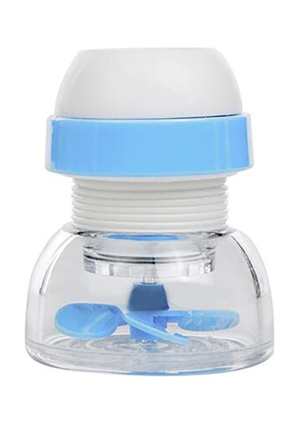 Mavi Stil 1 Adet Esnek Su Tasarrufu Çocuk El Yıkama Meyve Sebze Cihazı Musluk Uzatıcı Mutfak Banyo Aksesuarları (Yurt Dışından)