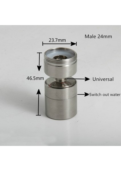 D Stili 1 Adet Musluk Aeratori F22MM Döner Çok Fonksiyonlu Çevre Dostu Su Tasarrufu Tam Akış Ağızlık Filtre Aksesuarları (Yurt Dışından) fırsatları