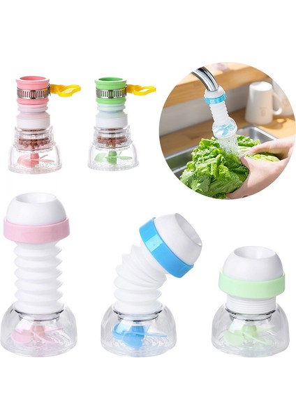 C Stili Ayarlanabilir Su Musluğu Başlığı Mutfak Su Tasarrufu Musluk Filtre Sıçrama Koruyucu Plastik Bataryadan Duş Başlığı Musluk Uzatıcı Dönebilen (Yurt Dışından) fırsatları