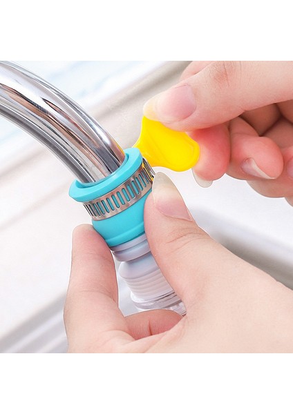 Pembe Tarzı 360 Derece Ayarlanabilir Su Musluğu Uzatma Filtresi Duş Banyo Musluk Uzatıcı Su Tasarrufu Sıçrama Geçirmez Mutfak Aksesuarları (Yurt Dışından)